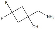 1-(aminomethyl)-3,3-difluorocyclobutan-1-ol Structure
