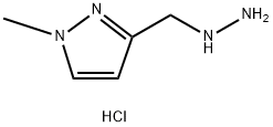 (1-methylpyrazol-3-yl)methylhydrazine dihydrochloride Structure