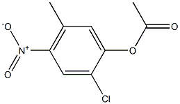 (2-chloro-5-methyl-4-nitro-phenyl) acetate Structure