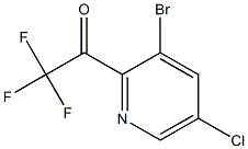 1-(3-Bromo-5-chloropyridin-2-yl)-2,2,2-trifluoroethanone Structure