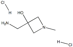 3-(aminomethyl)-1-methylazetidin-3-ol dihydrochloride Structure