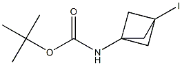 tert-butyl N-[3-iodobicyclo[1.1.1]pentan-1-yl]carbamate Structure