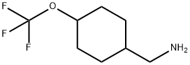 1-[4-(trifluoromethoxy)cyclohexyl]methanamine Structure