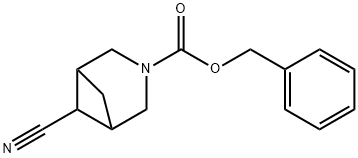 benzyl 6-cyano-3-azabicyclo[3.1.1]heptane-3-carboxylate Structure