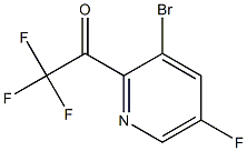 1-(3-Bromo-5-fluoropyridin-2-yl)-2,2,2-trifluoroethanone Structure