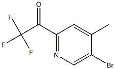 1-(5-bromo-4-methylpyridin-2-yl)-2,2,2-trifluoroethan-1-one Structure