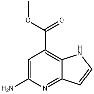 methyl 5-amino-1H-pyrrolo[3,2-b]pyridine-7-carboxylate Structure