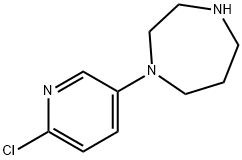 1-(6-chloro-pyridin-3-yl)-homopiperazine Structure