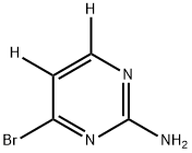 4-bromopyrimidin-5,6-d2-2-amine Structure