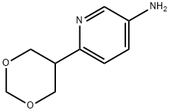 6-(1,3-dioxan-5-yl)pyridin-3-amine Structure