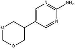 5-(1,3-dioxan-5-yl)pyrimidin-2-amine 구조식 이미지
