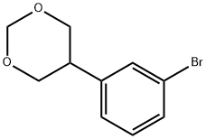 5-(3-bromophenyl)-1,3-dioxane 구조식 이미지