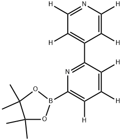 6-(4,4,5,5-tetramethyl-1,3,2-dioxaborolan-2-yl)-2,4'-bipyridine-2',3,3',4,5,5',6'-d7 구조식 이미지