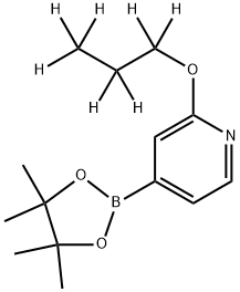 2-(propoxy-d7)-4-(4,4,5,5-tetramethyl-1,3,2-dioxaborolan-2-yl)pyridine 구조식 이미지