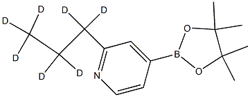 2-(propyl-d7)-4-(4,4,5,5-tetramethyl-1,3,2-dioxaborolan-2-yl)pyridine 구조식 이미지