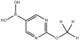 (2-(methoxy-d3)pyrimidin-5-yl)boronic acid 구조식 이미지