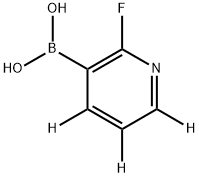 (2-fluoropyridin-3-yl-4,5,6-d3)boronic acid 구조식 이미지