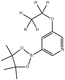 3-(ethoxy-d5)-5-(4,4,5,5-tetramethyl-1,3,2-dioxaborolan-2-yl)pyridine 구조식 이미지