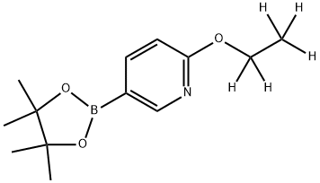 2-(ethoxy-d5)-5-(4,4,5,5-tetramethyl-1,3,2-dioxaborolan-2-yl)pyridine 구조식 이미지