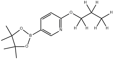 2-(propoxy-d7)-5-(4,4,5,5-tetramethyl-1,3,2-dioxaborolan-2-yl)pyridine 구조식 이미지