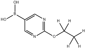 (2-(ethoxy-d5)pyrimidin-5-yl)boronic acid 구조식 이미지