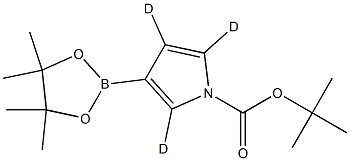 tert-butyl 3-(4,4,5,5-tetramethyl-1,3,2-dioxaborolan-2-yl)-1H-pyrrole-1-carboxylate-2,4,5-d3 Structure