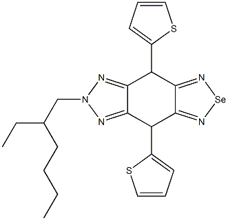 4,8-bis(thiophen-2-yl)-6-(2-ethylhexyl)-[1,2,5]selenadiazolo[3,4-f]benzotriazole Structure