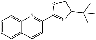 Quinoline, 2-[4-(1,1-dimethylethyl)-4,5-dihydro-2-oxazolyl]- Structure