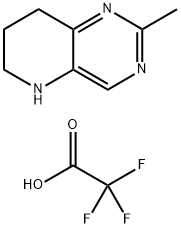 2-methyl-5,6,7,8-tetrahydropyrido[3,2-d]pyrimidine 2,2,2-trifluoroacetate Structure