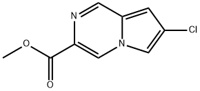 methyl 7-chloropyrrolo[1,2-a]pyrazine-3-carboxylate Structure