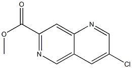 methyl 3-chloro-1,6-naphthyridine-7-carboxylate Structure