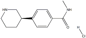 (R)-N-methyl-4-(piperidin-3-yl)benzamide hydrochloride Structure