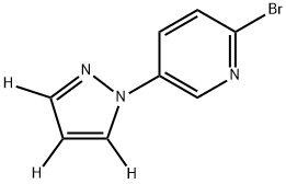 2-bromo-5-(1H-pyrazol-1-yl-d3)pyridine Structure