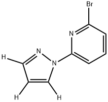 2-bromo-6-(1H-pyrazol-1-yl-d3)pyridine Structure