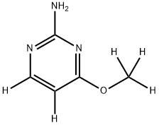 4-(methoxy-d3)pyrimidin-5,6-d2-2-amine Structure