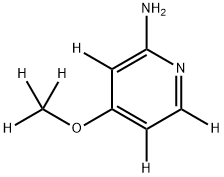 4-(methoxy-d3)pyridin-3,5,6-d3-2-amine Structure