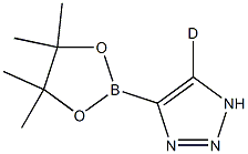 4-(4,4,5,5-tetramethyl-1,3,2-dioxaborolan-2-yl)-1H-1,2,3-triazole-5-d 구조식 이미지