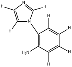 2-(1H-imidazol-1-yl-d3)benzen-3,4,5,6-d4-amine Structure