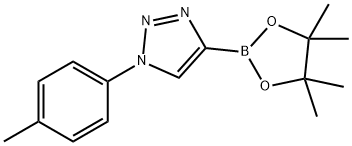 4-(4,4,5,5-tetramethyl-1,3,2-dioxaborolan-2-yl)-1-(p-tolyl)-1H-1,2,3-triazole Structure