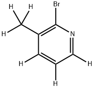 2-bromo-3-(methyl-d3)pyridine-4,5,6-d3 구조식 이미지