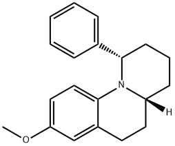 (1S,4aR)-8-methoxy-1-phenyl-2,3,4,4a,5,6-hexahydro-1H-pyrido[1,2-a]quinoline Structure