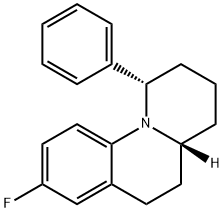(1S,4aR)-8-fluoro-1-phenyl-2,3,4,4a,5,6-hexahydro-1H-pyrido[1,2-a]quinoline Structure