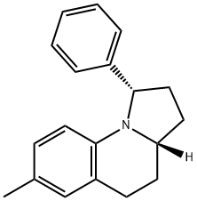 (1S,3aS)-7-methyl-1-phenyl-1,2,3,3a,4,5-hexahydropyrrolo[1,2-a]quinoline Structure