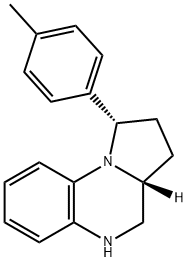(1S,3aR)-1-(p-tolyl)-1,2,3,3a,4,5-hexahydropyrrolo[1,2-a]quinoxaline Structure