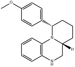 (6aR,10S)-10-(4-methoxyphenyl)-6,6a,7,8,9,10-hexahydro-5H-pyrido[1,2-a]quinoxaline Structure