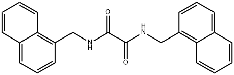 N1,N2-bis(1-naphthalenylmethyl)ethanediamide 구조식 이미지