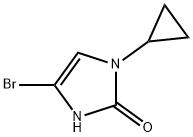 4-bromo-1-cyclopropyl-1,3-dihydro-2H-imidazol-2-one Structure