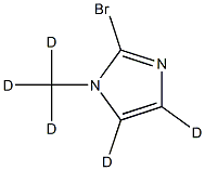 2-bromo-1-(methyl-d3)-1H-imidazole-4,5-d2 Structure