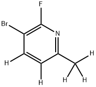 3-bromo-2-fluoro-6-(methyl-d3)pyridine-4,5-d2 구조식 이미지