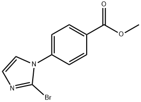 methyl 4-(2-bromo-1H-imidazol-1-yl)benzoate Structure